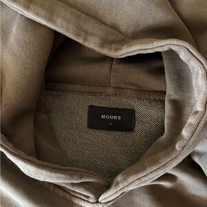 NEW WITH TAG Unisex HOURS Vintage Brown Drop Shoulder Hoodie 🐻